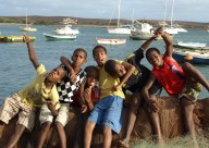 Boys in the Cape Verde