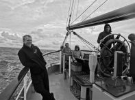 Picture of people on board the Tall Ship Morgenster