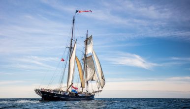 Tall Ship Wylde Swan sailing